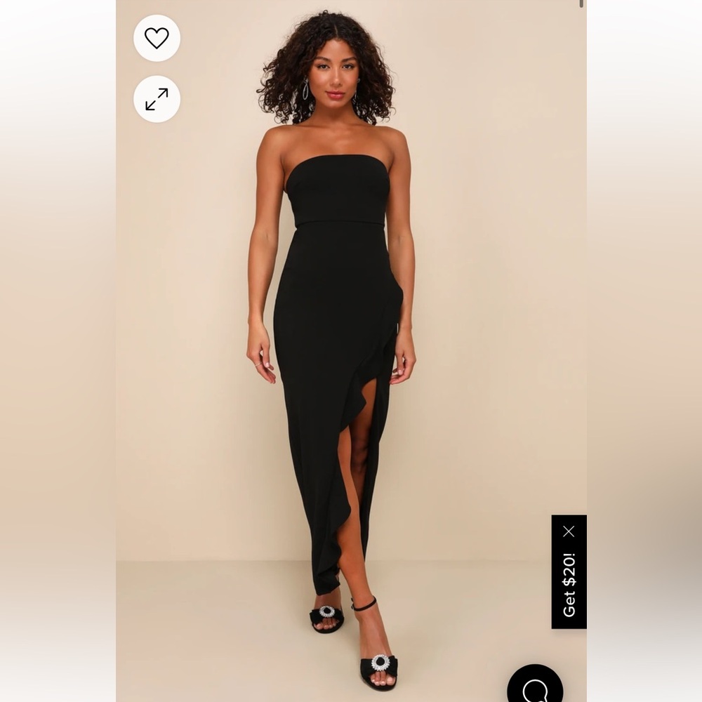 Lulus strapless dress